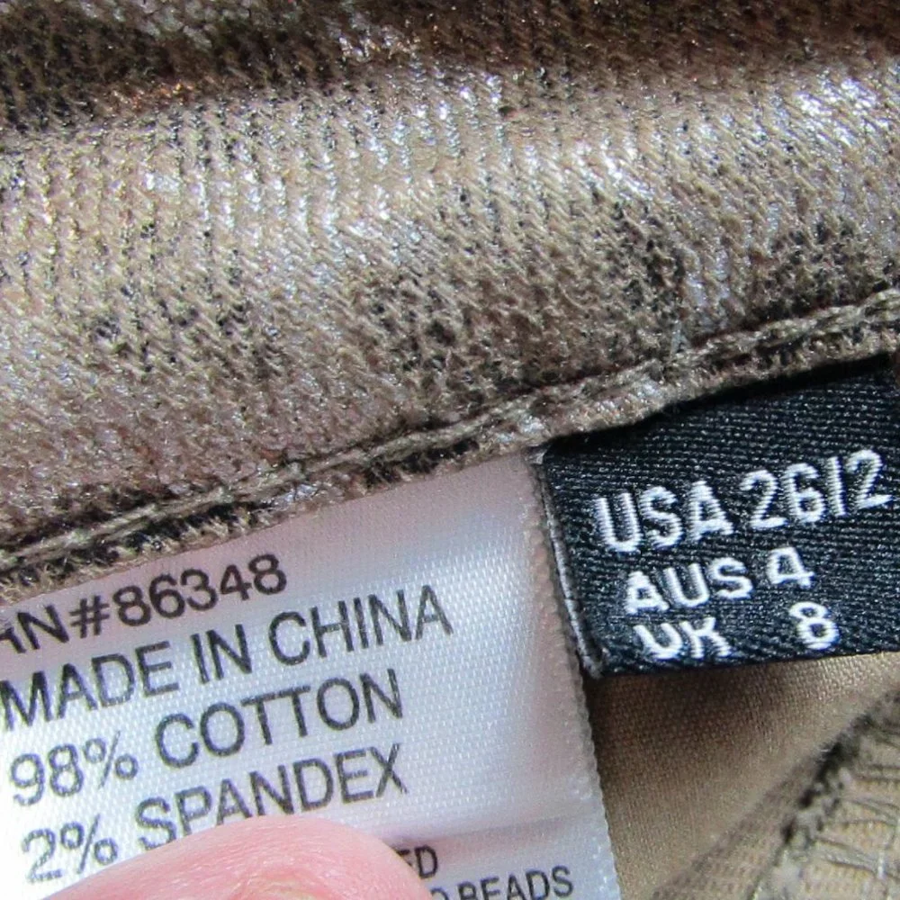 Woman's | Tru Luxe Jeans | Leopard Print | Straight Leg | Size 26 - Picture 7 of 7